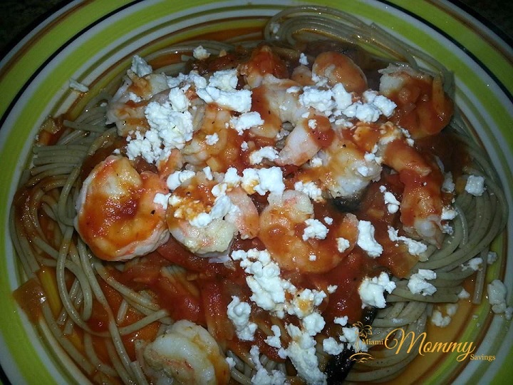 Spaghetti Pomodoro with Shrimp!