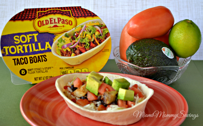 This easy and ready in minutes Chicken and Avocado Tropichop Taco Bowl recipe combines rice, diced tomatoes, chicken breast, and seasoned black beans for a complete and delicious meal on a convenient tortilla bowl. Get the recipe at CleverlyMe.com
