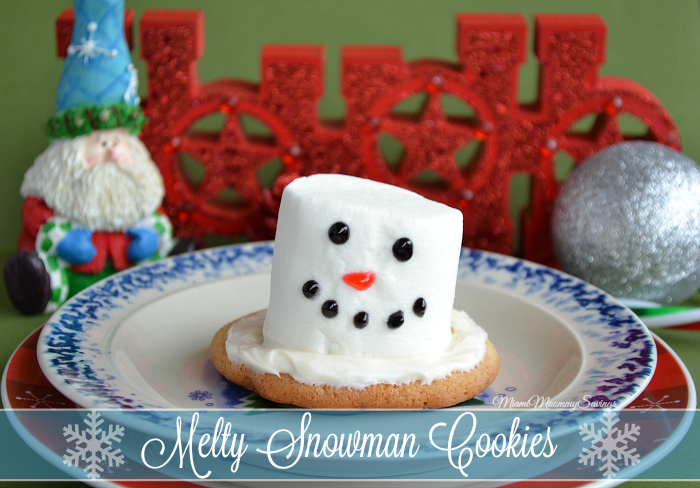 Melty Snowman Cookies