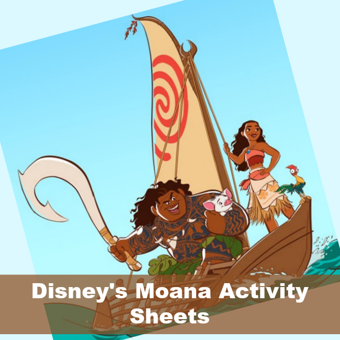 Check out these New Disney's Moana Activity Sheets available at CleverlyMe.com