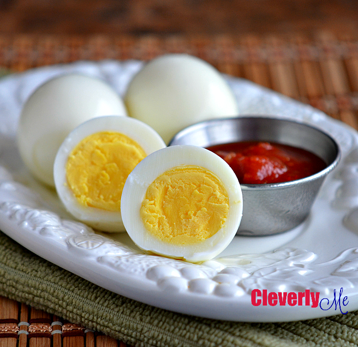 Put your Instant Pot to work and make the perfect Instant Pot Hard Boiled Eggs. More at CleverlyMe.com