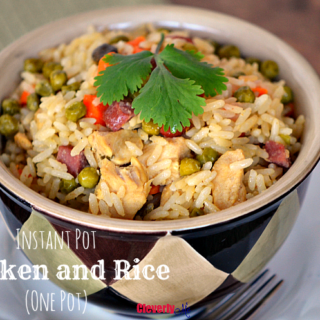 Instant Pot Chicken and Rice (Arroz Con Pollo)
