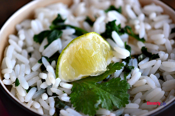 Enjoy this easy and delicious Instant Pot Lime Cilantro Rice Recipe on its own or paired with your favorite Mexican dishes. More at CleverlyMe.com