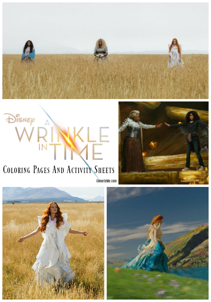 Printable A Wrinkle In Time Coloring Pages And Activity Sheets. More at CleverlyMe.com