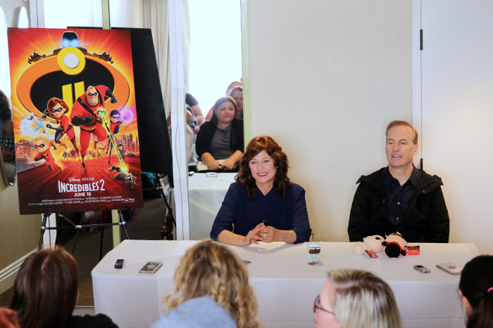 Incredibles 2 Interview with Bob Odenkirk (“Winston Deavor”) & Catherine Keener (“Evelyn Deavor”). More at CleverlyMe.com
