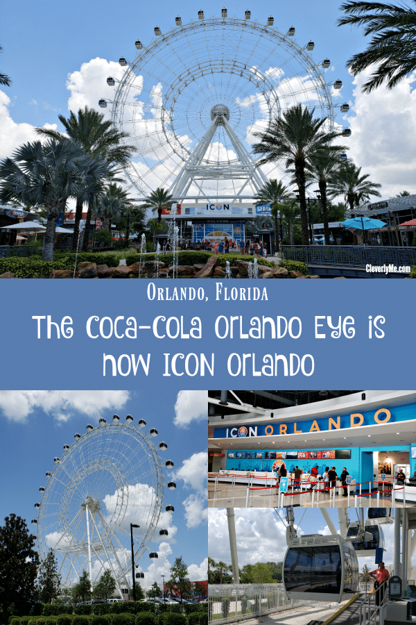 Did you hear the news? The Coca-Cola Orlando Eye is now ICON Orlando, the iconic 400-foot tall observation wheel has undergone a rebranding. More at CleverlyMe.com