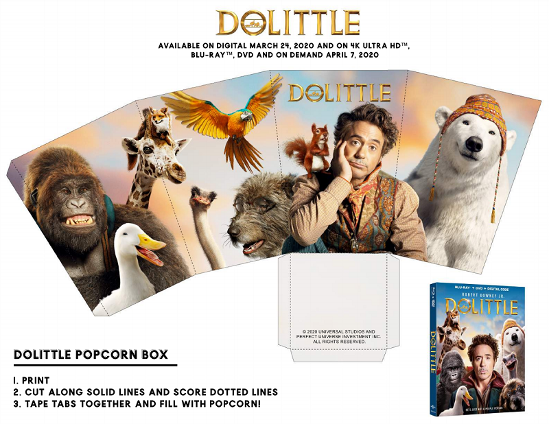 Dolittle Now Available on 4K Ultra HD, Blu-ray & DVD | Cleverly Me - South  Florida Lifestyle Blog | Miami Mom Blogger